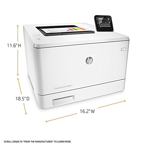 HP LaserJet Pro M452dw Wireless Color Laser Printer with Duplex