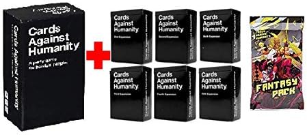 Cards Game Against Humanity Main Game with Expansion 1 2 3 4 5 6 and Fanatasy Pack