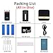 Video Doorbell Camera (Upgraded) with Ring Chime (All in One),Wi-Fi with PIR Motion Detection,Waterproof,Wide Angle,Night Vision,Real-Time Notification,Two-Way Talk,32GB SD Card,3 Batteries, USB Cable