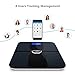 Bluetooth Smart Body Fat Scale Digital Weight Scale Body Composition Analyzer with ISO and Android App for Weight,Fat,Water,BMI,BMR,Muscle Mass,Bone Mass