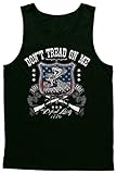 Blittzen Mens Tank Top Don't Tread On Me Shield