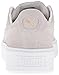 Puma Womens Suede Platform Gold Gold-Star White-Puma White Sneaker - 7.5