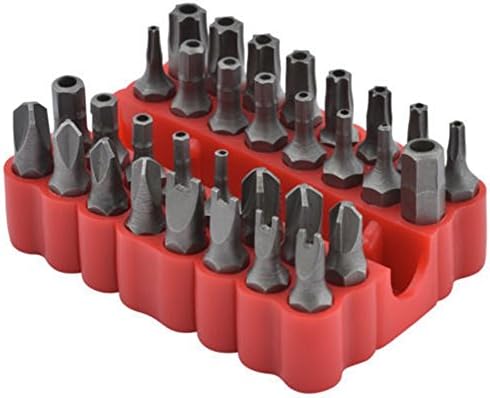 Security Bits | 33pc Set Tamper Proof Torx Hex Tri Phillips Screwdriver Magnetic