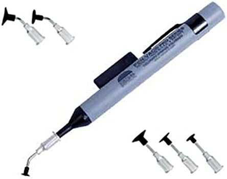 ESD-Safe PEN-VAC Grey Pro-Series Vacuum Pen Kit with 6 Probes and Dissipative Cups, 5" Long