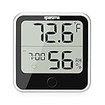 Indoor Hygrometer Thermometer - Sparoma Humidity Monitor Weather Station with Temperature Gauge and Humidity Meter