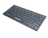 DAAZEE Small Keyboard Light Portable 78 Keys Keyboard Ultra-Slim Wired USB Multimedia Mini Keyboard for Pc Computer Laptop, PS3 Xbox360 tabletPC Android Mac