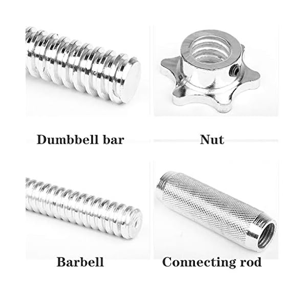 DD-home Adjustable Dumbbell Barbell Lifting Set 50Kg/110Lb Exercise & Fitness Dumbbells Free Weight Set with Connecting… - Image 7