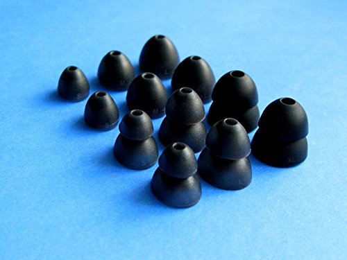 Comfortable B Oval Fit Kit for Westone W Series - W10, W20, W30, W40, W50, W60 In-Ear Stereo Earphones - Replacement Eartips Earbuds Eargels