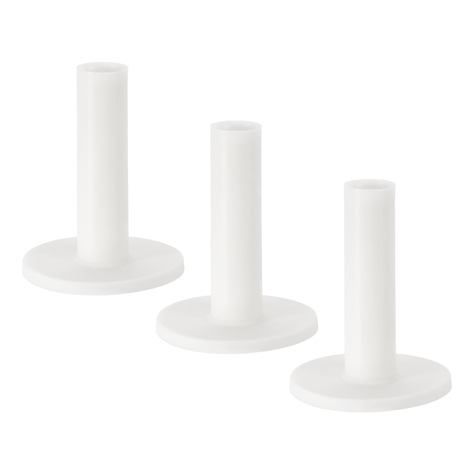 PATIKIL 2.8 Inch Rubber Golf Tee, 3 Pack Tall Training Driving Range Tee Stable Ball Holder for Outdoor Indoor Hitting Mat, White