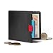 Distil Union Wally Euro Slim Leather Wallet Money Clip Coin Pocket,Black,One Size