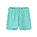 MyFav Big Girls Summer Pajama Set Heart Shape Printed Cute Sleepwear Shorts,Green,14 Years