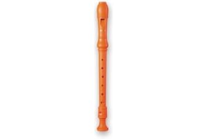WOODI USA Woodi Soprano Recorder WRS-26B Orange 3-Piece Baroque Fingering