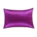 OOSILK 100% Mulberry Silk Pillowcase for Hair Queen 20in x 30in , Violet,Gift Wrap, 1pc
