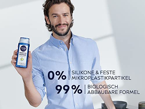 NIVEA MEN Sensitive Power Shampoo, beruhigendes Männer Shampoo mit Hanfsamen-Extrakt für die tägliche Anwendung, Haarshampoo für juckende und irritierte Kopfhaut (250 ml) 5