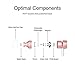Picun H6 Bluetooth Headphones Wireless with Microphones Running Earphones for Sports, IPX4 Sweatproof in Ear Earbuds Magnetic, CSR Bluetooth 4.1 for Phone/Android Workout Headphones (Rose Gold)