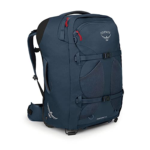 Osprey Farpoint Men's Wheeled Travel Pack 36L, Muted Space Blue