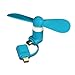 P46 Digital 2-in-1 Mini Fan Bundle for iPhone/iPad and Android - 3 Piece