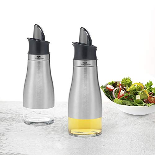 Purplecrown Olive Oil Dispenser,10 OZ/300ML Syrup Dispenser With Automatic Cap, vegetable oil, vinegar, cooking wine - Thumbnail 7