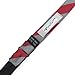 PenSee Mens Self Bow Tie Grey & Red Stripe Jacquard Woven Silk Bow Ties
