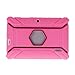 Turpro Kids' Shockproof Silicone Case for Chromo Inc 7 inch, Alldaymall A88X, Dragon Touch Y88X Plus/Y88X, VURU A33, NPOLE 7 Inch Tablet (Pink)