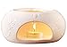 Jusalpha Elegant Embossed White Porcelain Teapot Warmer 01 … (1)
