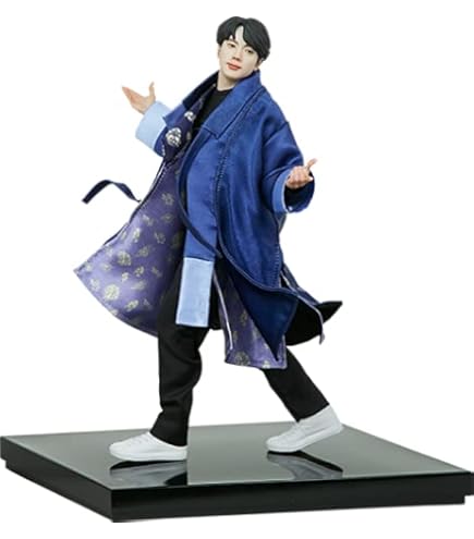 Amazon.com: BTS IDOL JUNG KOOK Non-Scale Statue Blue : Toys & Games