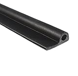 Trim-Lok P-Shaped Rubber Seal - EPDM Foam Rubber Seal with HT (General Acrylic) Pressure Sensitive Adhesive - Door & Window Weather Seal for Homes, Cars, Boats - .5" Height, 1.25" Width, 25' Length