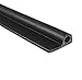 Trim-Lok P-Shaped Rubber Seal - EPDM Foam Rubber Seal with HT (General Acrylic) Pressure Sensitive Adhesive - Door & Window Weather Seal for Homes, Cars, Boats - .5" Height, 1.25" Width, 25' Length primary