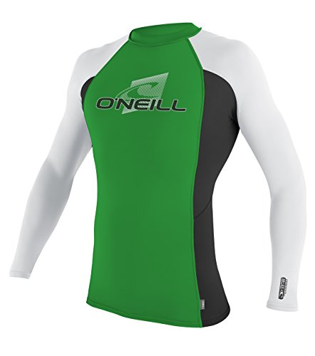 ONeill-Wetsuits-UV-Sun-Protection-Youth-Skins-Long-Sleeve-Crew-Sun-Shirt-Rash-Guard-Clean-GreenBlackWhite-8 ONeill-Wetsuits-UV-Sun-Protection-Youth-Skins-Long-Sleeve-Crew-Sun-Shirt-Rash-Guard-Clean-GreenBlackWhite-8