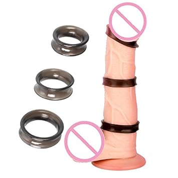 【クリックで詳細表示】Dagly(TM)男性のためのk個のR I N G S DのU L TをC O 男性P Eの3個/ロットブラックD UR A BL E S E X R I N G S N I S R I N GロックヒンジCockR I N GディレイC
