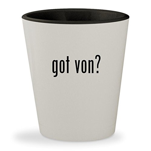 got von? - White Outer & Black Inner Ceramic 1.5oz Shot 