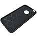 Moto E4 Case, OEAGO Motorola Moto E4 (4th Generation) Case - Anti Skid Non-Slip Neo Hybrid Plastic Silicone Rubber Defend Rugged Case Cover for Moto E4 / Moto E 4th Gen (2017 Release) - Black