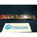 Amazon.com: MAZDA MX-5 MIATA 1990-1997 NEW OEM REAR MIATA EMBLEM RED ...