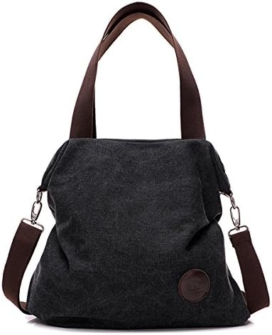 Shoulder Bag Crossbody bag Mid Size Handbag Canvas Tote Bag For Women Girls Casual Travel Messenger Bag