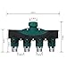 TedGem 4 Ways Garden Hose Splitter - Heavy Duty Garden Water Hose Splitter, Ball Valve Hose Connector with 10 Free Washers for Sprinkler, Outdoor Faucet, Drip Irrigation Systems & Lawns Product