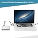 iClever USB 3.0 External DVD CD Drive, Faster Data Transfer CD/DVD Burner for Apple MacBook Pro/Air and Other PC Laptop Desktop, Blue (Silver)
