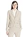 Calvin Klein Women's 2 Button Suit Jacket, Khaki, 8