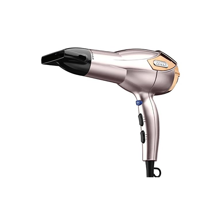 INFINITIPRO BY CONAIR 1875 Watt Lightweight AC Motor Styling Tool/Hair Dryer; Rose Gold