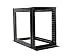 15U 4 Post Open Frame Server Rack Enclosure 19'' Adjustable Depth