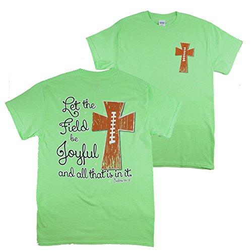 Let the Field be Joyful Football Mint Green T-Shirt – Tees2urdoor – AL