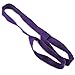 FIT SPIRIT Adjustable Cotton Yoga Mat Carrying Strap, Purple