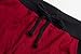 SoEnvy Men's Casual Harem Training Jogger Sport Short Baggy Pants (Medium,Wine Red)