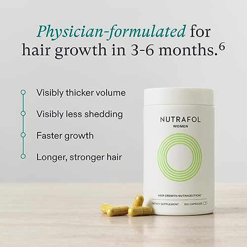 Nutrafol Women's Hair Growth Supplements, Ages 1844, Clinically Proven