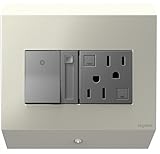adorne Control Box with Paddle Dimmer and Outlet