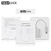 HIGHEVER Headphones Adapter with Mic, Support Call and Listen and Charge, Lightning to 3.5 mm Headphone Jack Adapter for iPhone 7/7 Plus, Silver