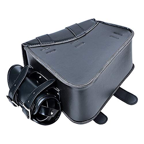 Left&Right Side Motorcycle Solo Saddle Bag and Pannier Storage Compatible with Harley Sportster XL883 XL1200