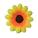 MXXGMYJ 100Pcs Artificial Flowers Wholesale Fake Flowers Heads Gerbera Daisy Silk Flower Heads Sunflowers Sun Flower Heads for Wedding Party Flowers Decorations Home D¨¦cor Sun