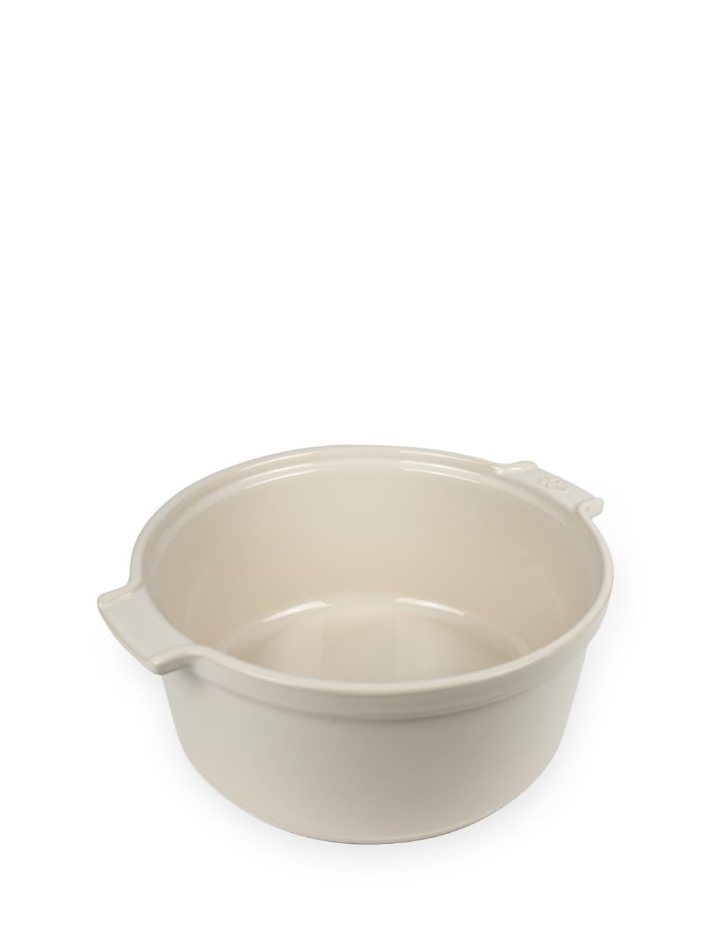 Peugeot - Appolia Soufflé Dish - Ceramic Ovenware with Handles - Ecru, 22 cm, 2.4 Liter