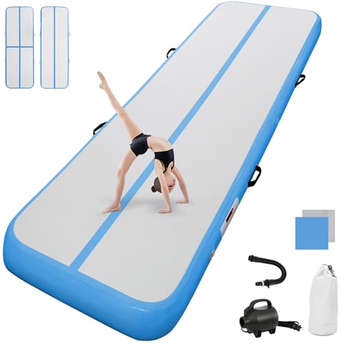 airtrack matte mit elektrischer Luftpumpe 10cm hoch 5M Tumbling Matten Aufblasbare turnmatte Matte gymnastikmatte Yogamatte Camping Trainingsmatte