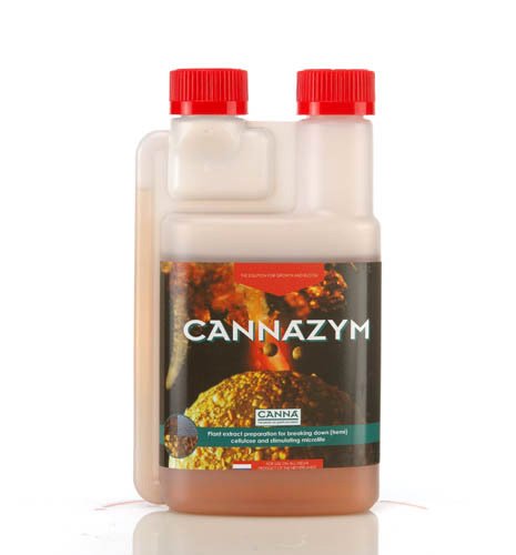 250 ml - Cannazym - Enzymatic Additive - For Grow and Bloom - 0-2-1 NPK Ratio - CANNA 9332025